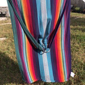 Girasol Bright Rainbow Colored woven ring sling